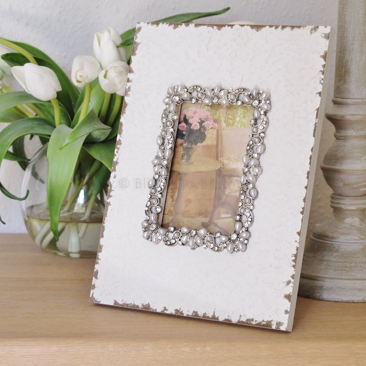 Cream and jewel photo frame Bliss and Bloom